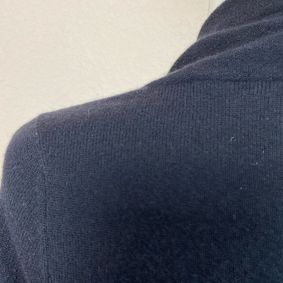 Vince Black 100% Cashmere Front Tie Cardigan. - Picture 7 of 9